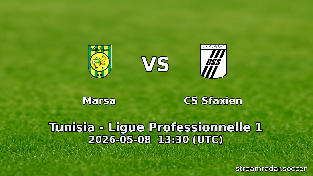 Marsa vs CS Sfaxien