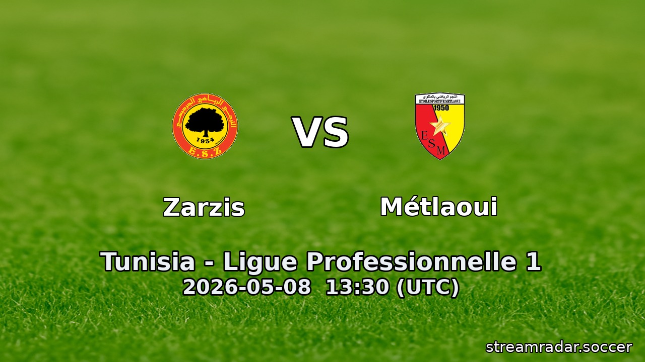 Zarzis vs Métlaoui