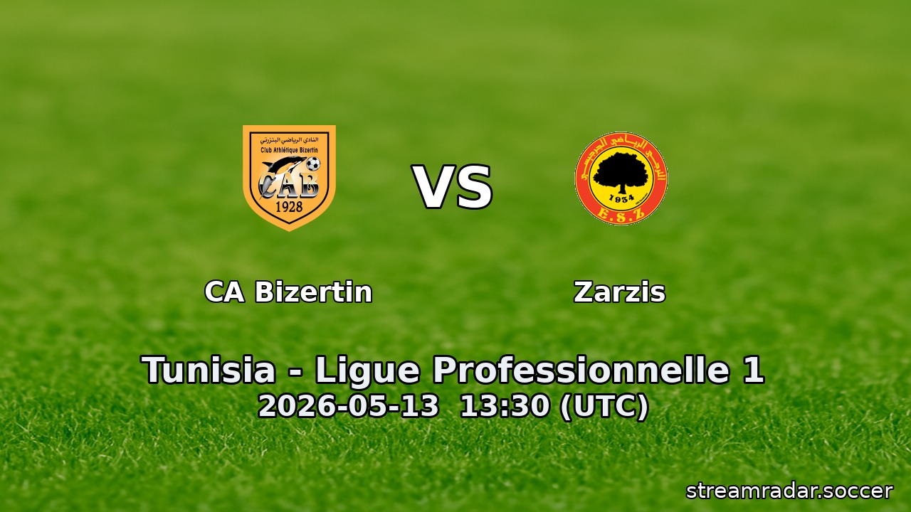 CA Bizertin vs Zarzis