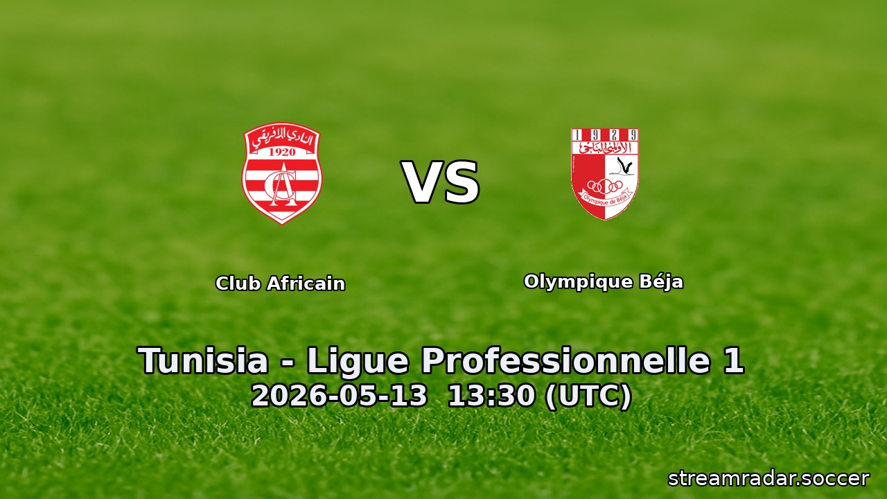 Club Africain vs Olympique Béja