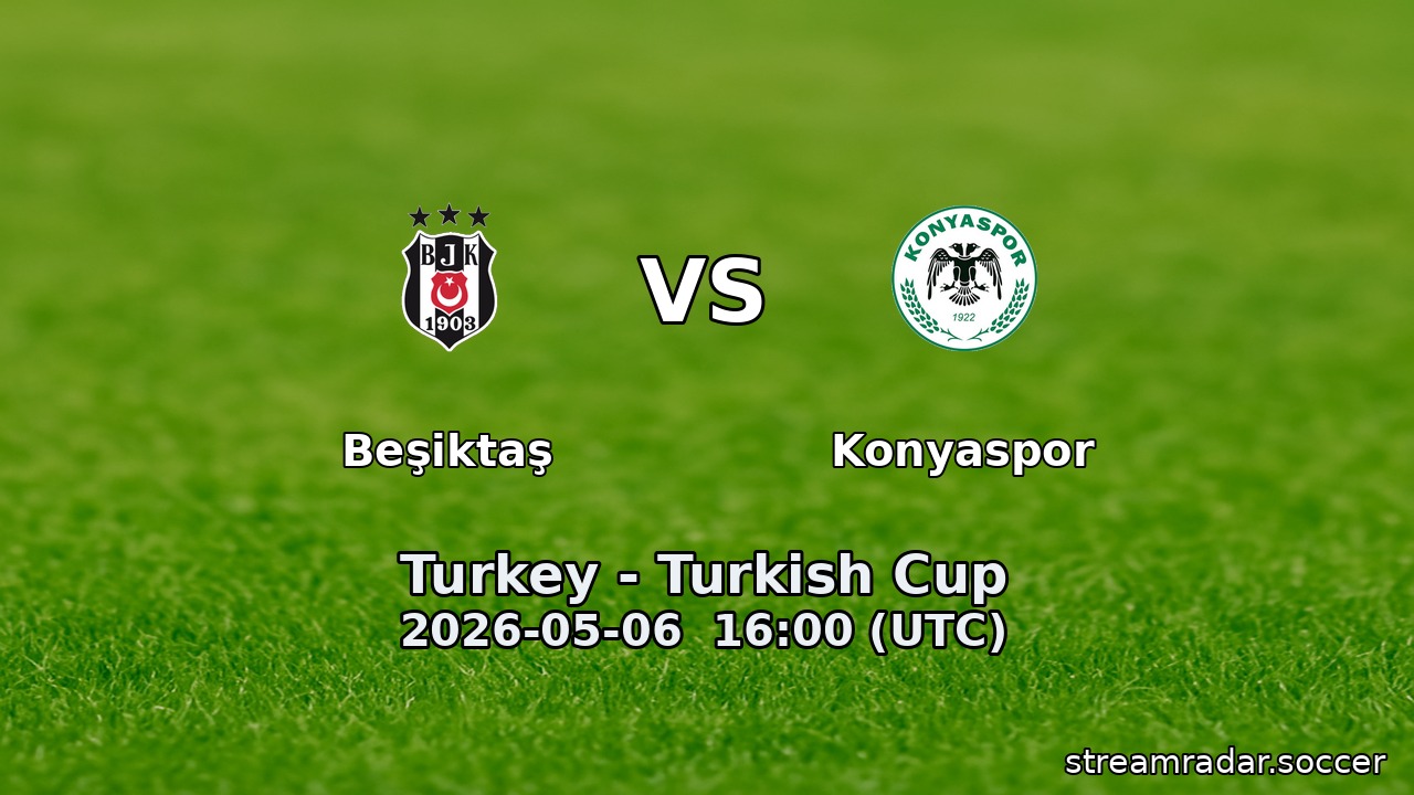 Beşiktaş vs Konyaspor