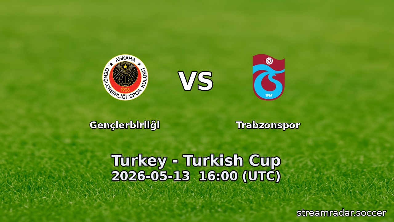 Gençlerbirliği vs Trabzonspor