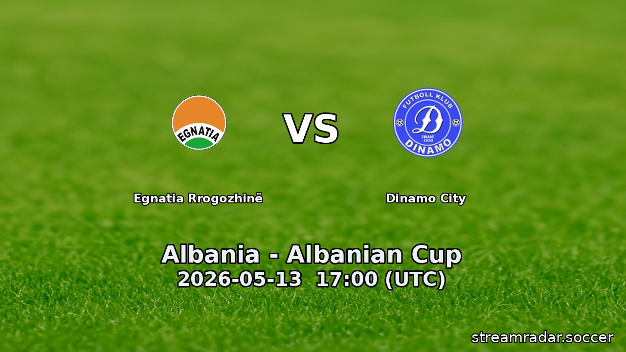 Egnatia Rrogozhinë vs Dinamo City