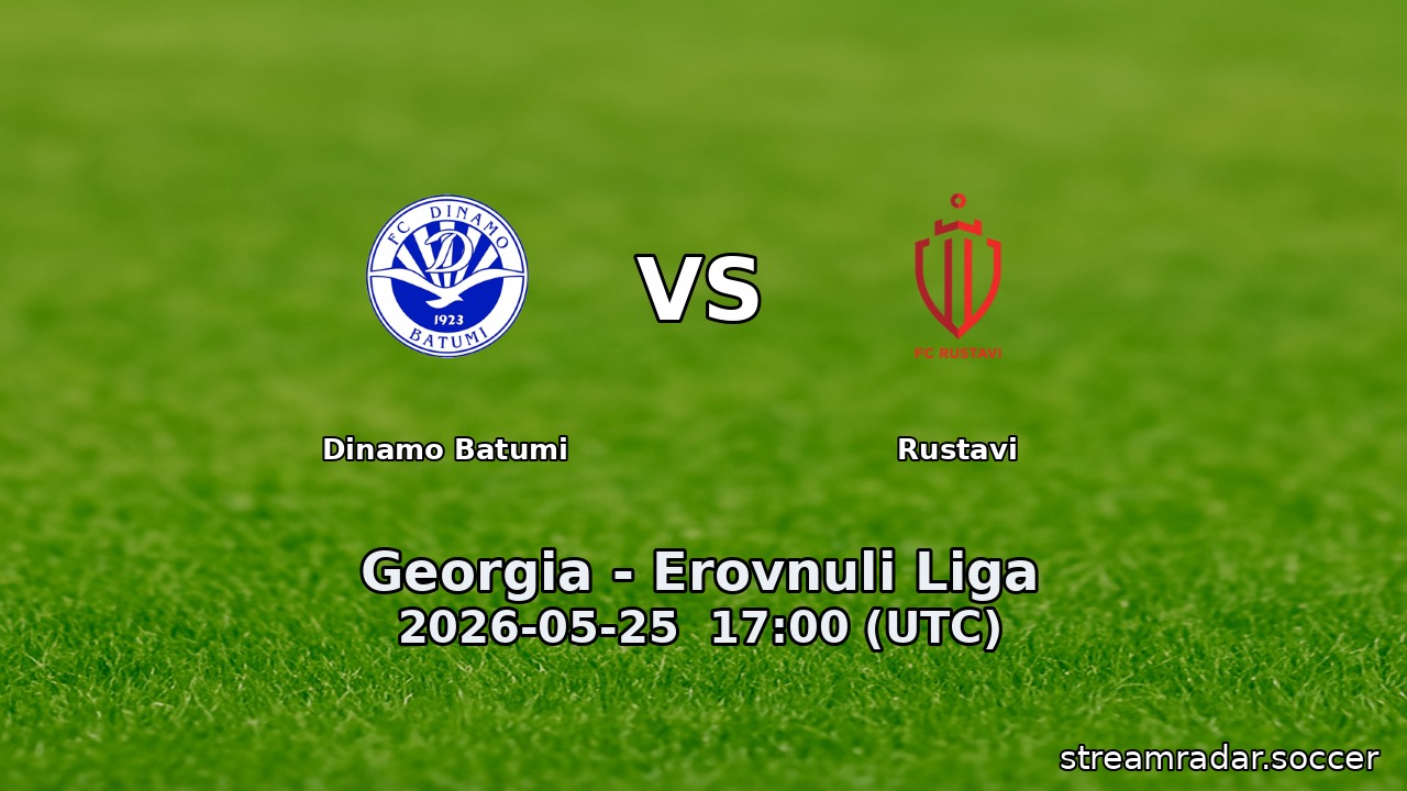 Dinamo Batumi vs Rustavi