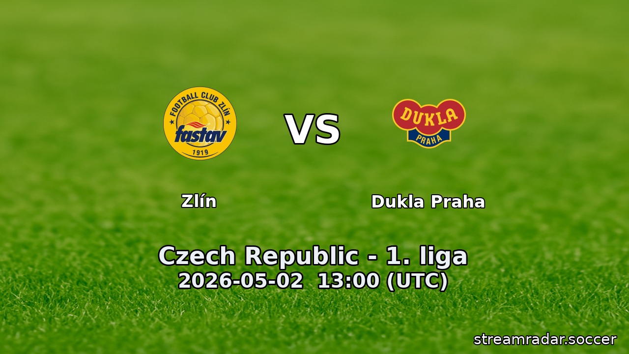 Zlín vs Dukla Praha