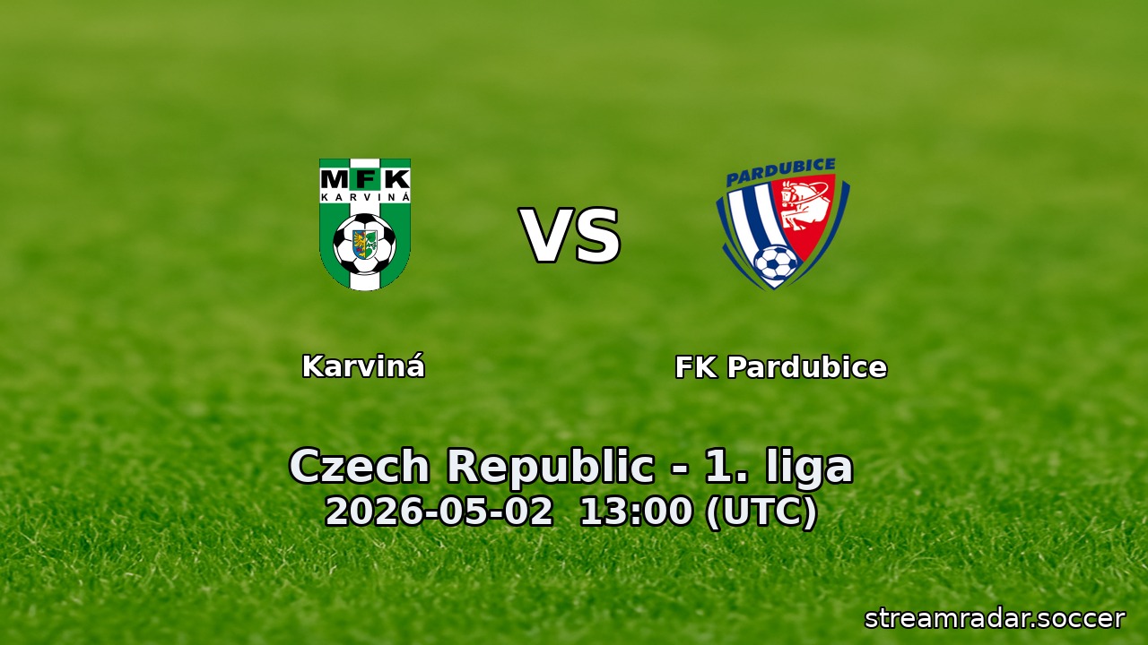 Karviná vs FK Pardubice