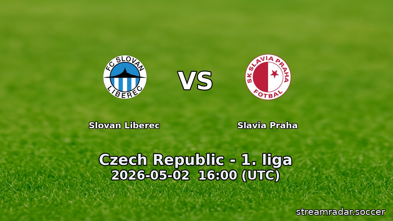 Slovan Liberec vs Slavia Praha