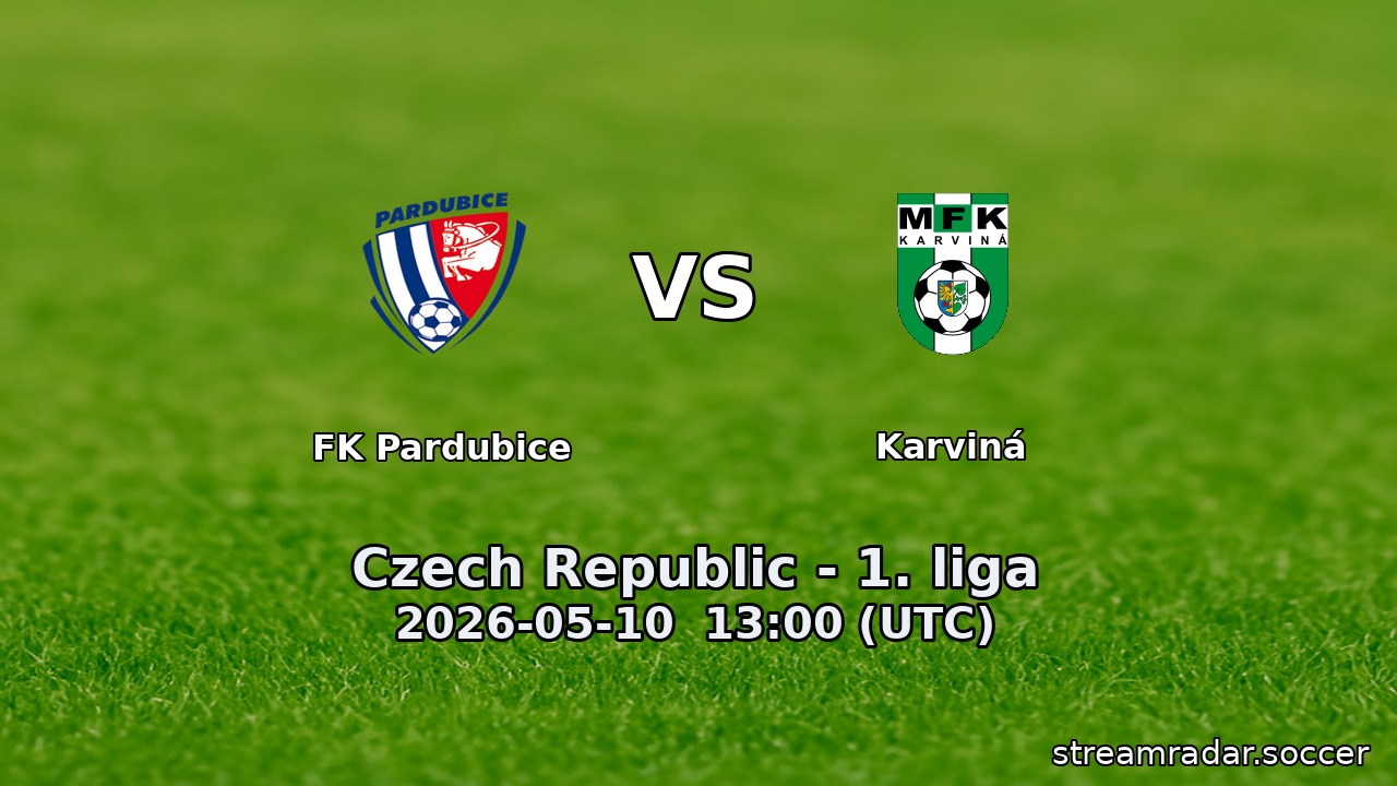 FK Pardubice vs Karviná