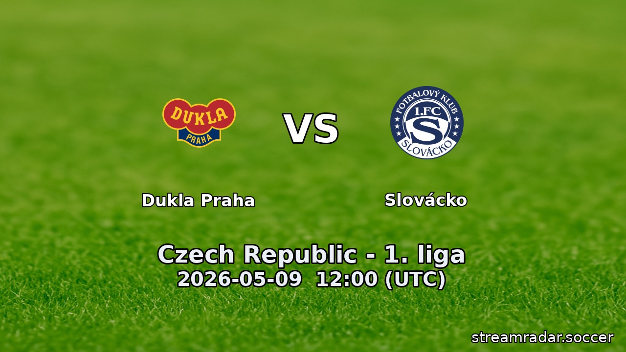 Dukla Praha vs Slovácko
