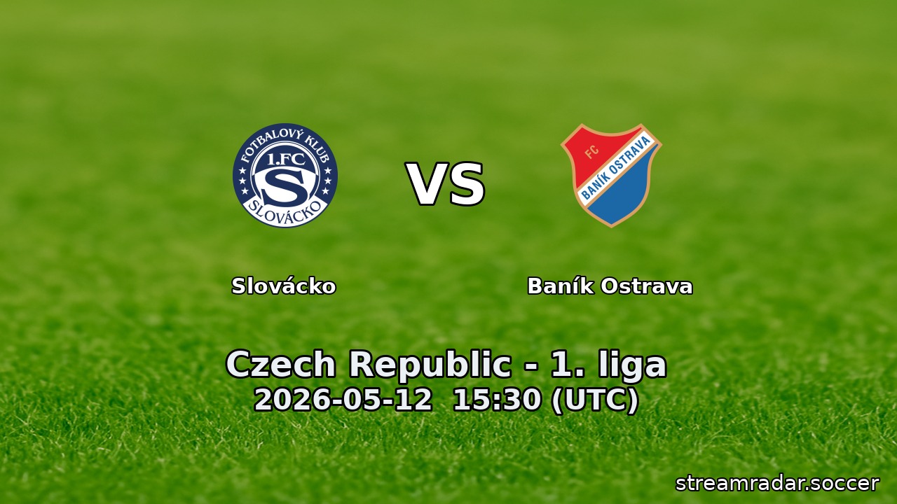 Slovácko vs Baník Ostrava