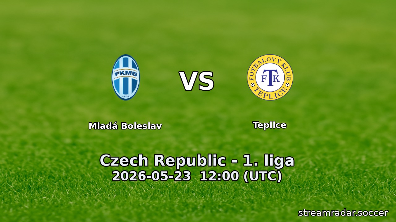 Mladá Boleslav vs Teplice