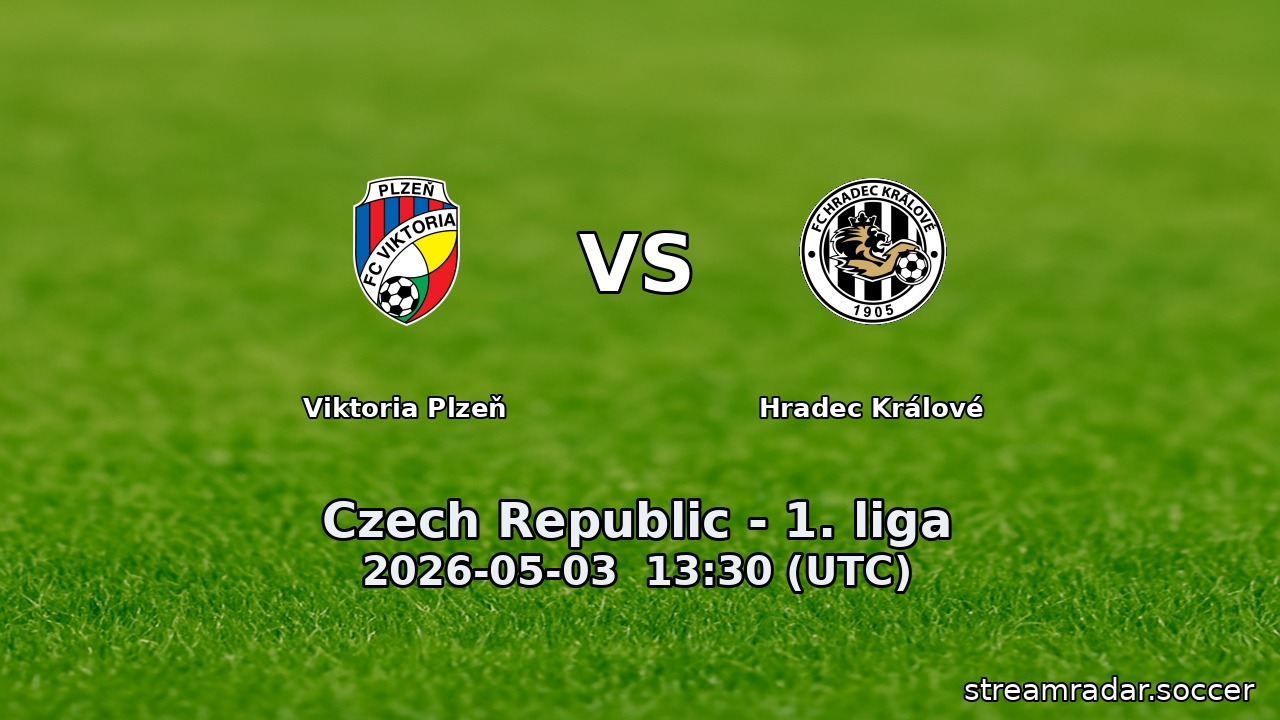 Viktoria Plzeň vs Hradec Králové