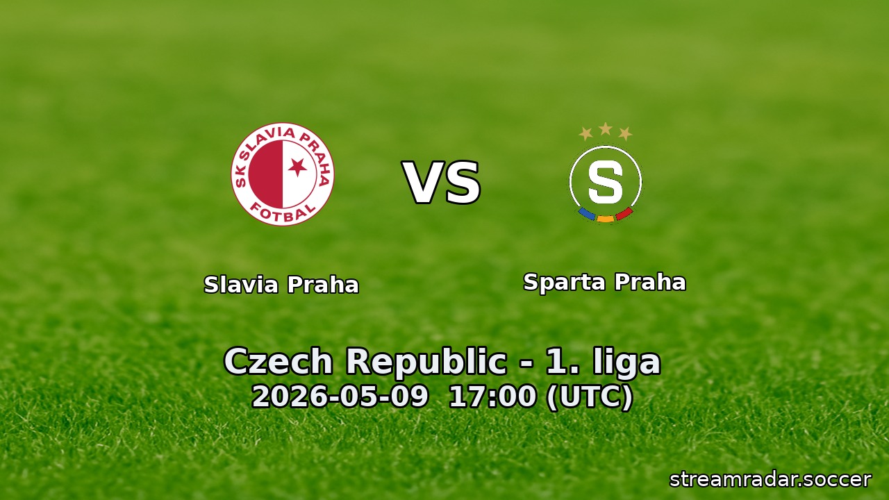 Slavia Praha vs Sparta Praha