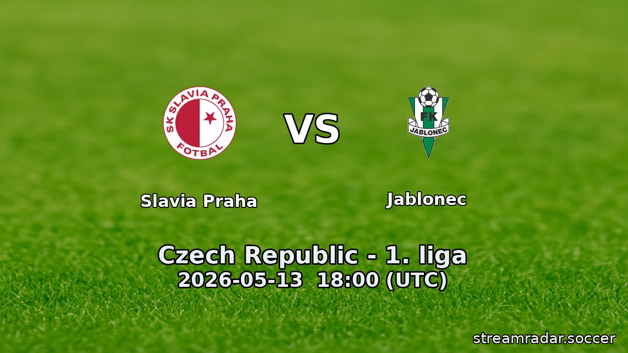 Slavia Praha vs Jablonec