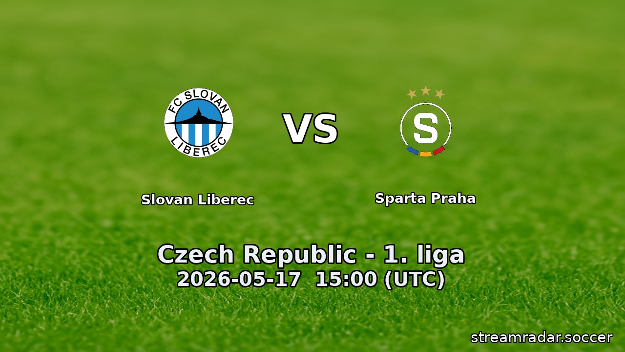 Slovan Liberec vs Sparta Praha