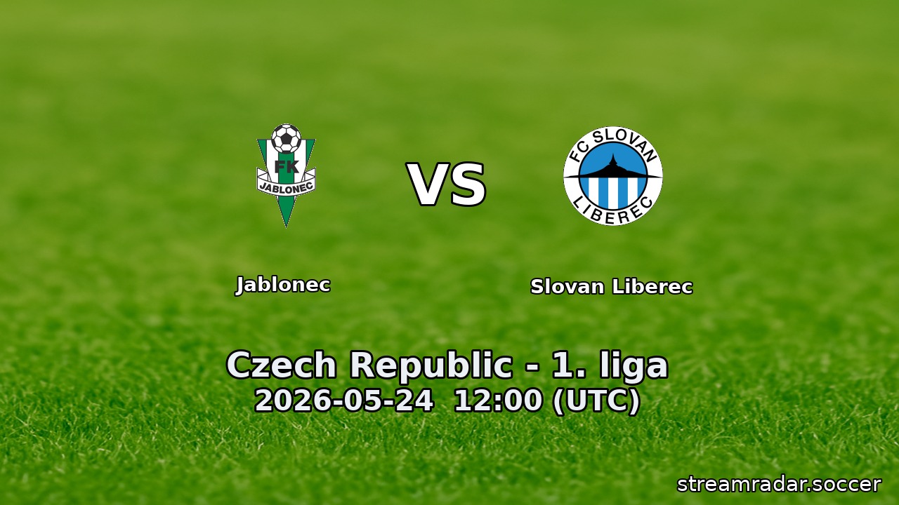 Jablonec vs Slovan Liberec