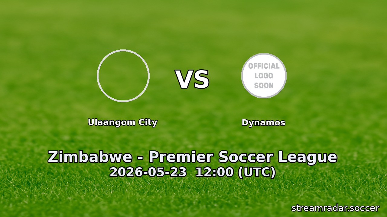 Ulaangom City vs Dynamos