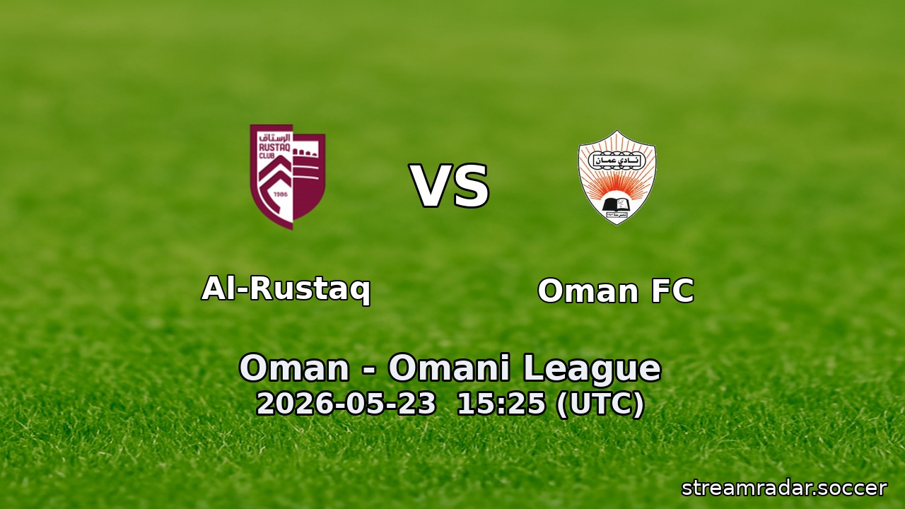 Al-Rustaq vs Oman FC
