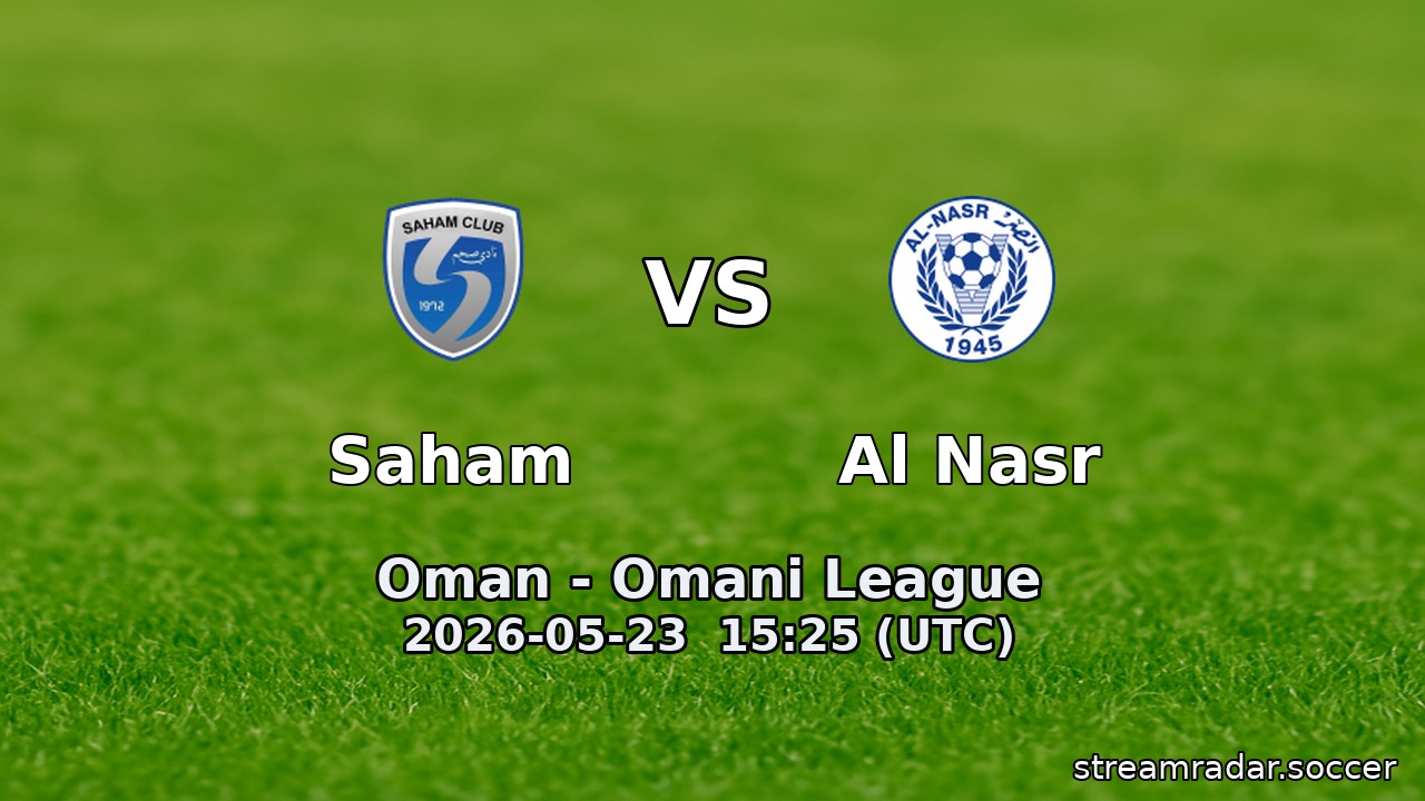 Saham vs Al Nasr