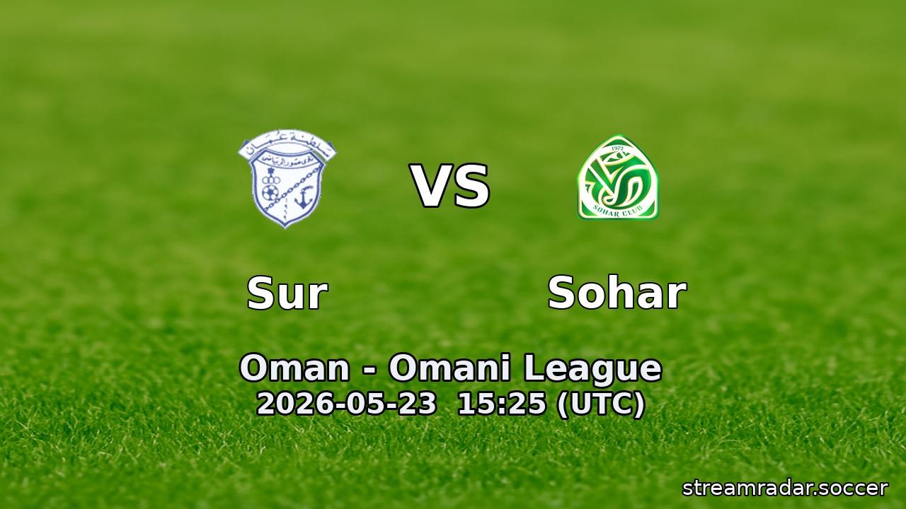 Sur vs Sohar