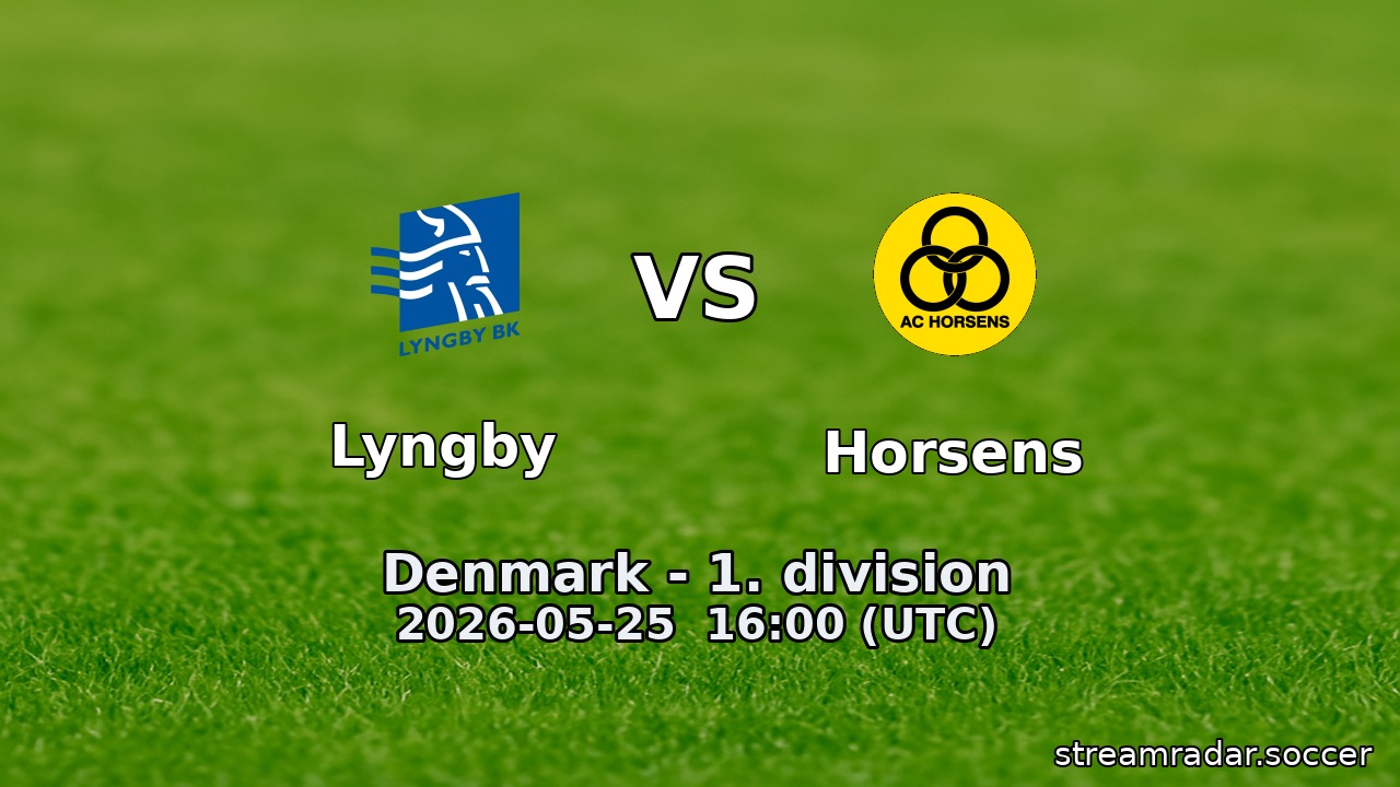 Lyngby vs Horsens