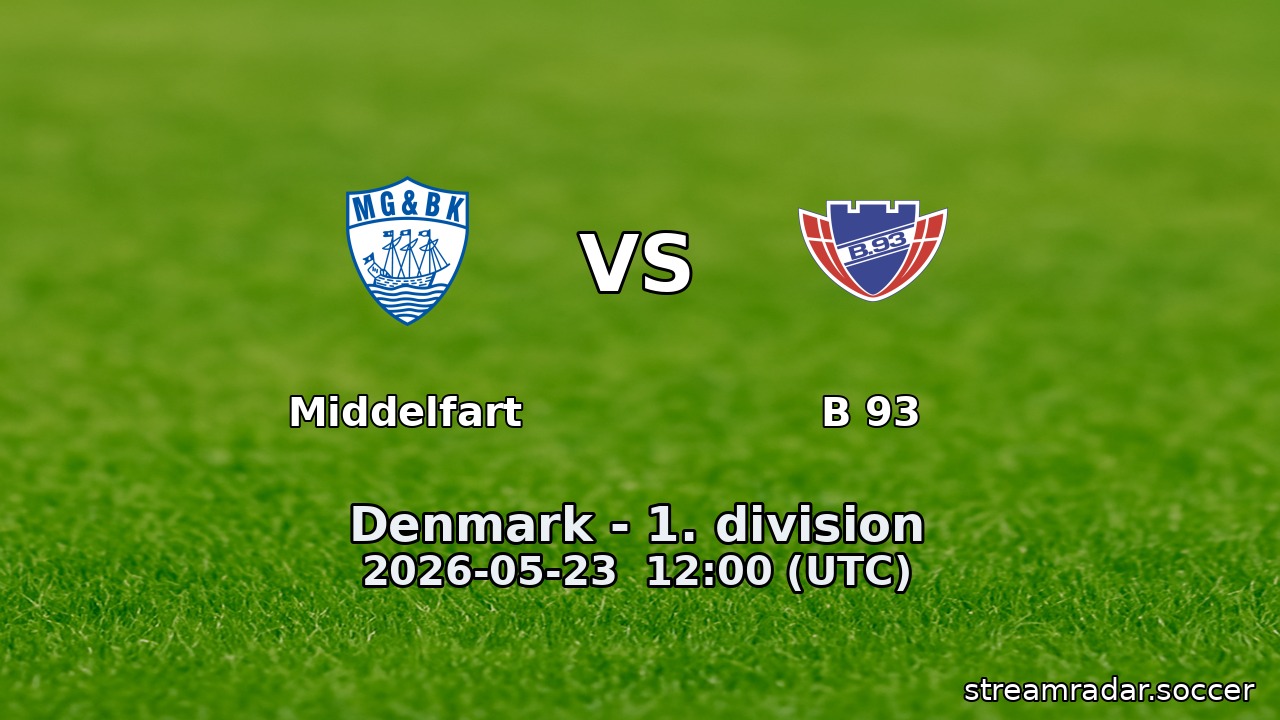 Middelfart vs B 93