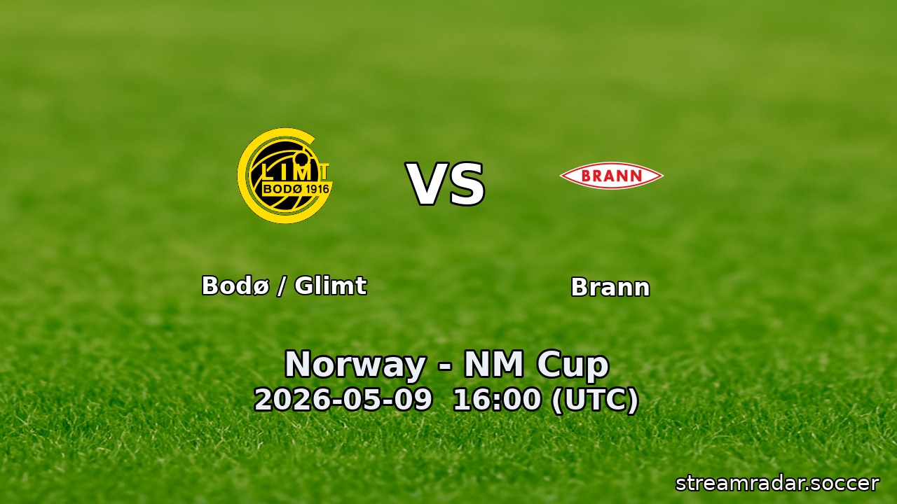Bodø / Glimt vs Brann