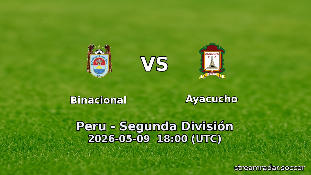 Binacional vs Ayacucho