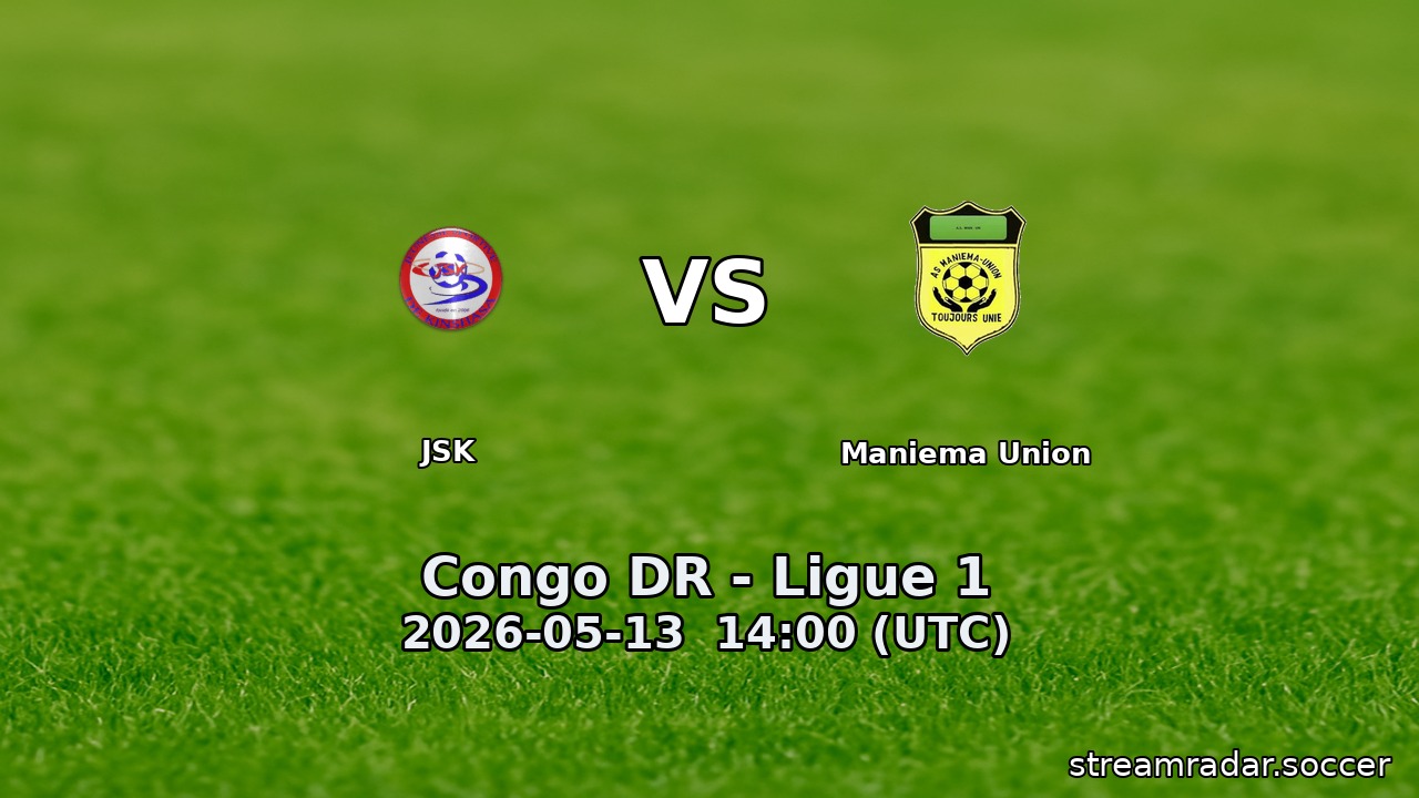 JSK vs Maniema Union