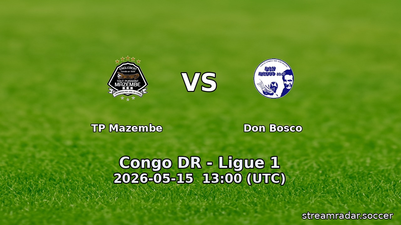 TP Mazembe vs Don Bosco