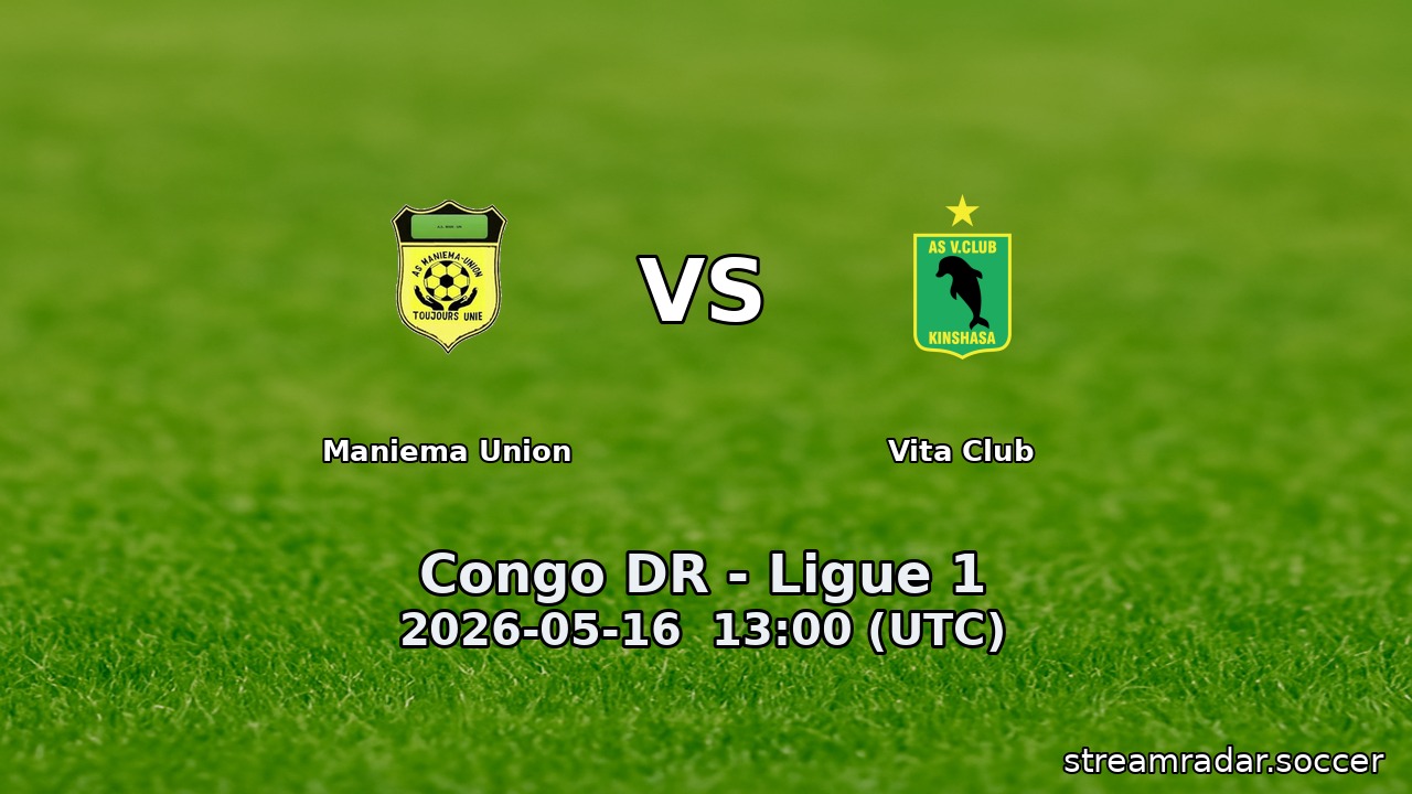 Maniema Union vs Vita Club