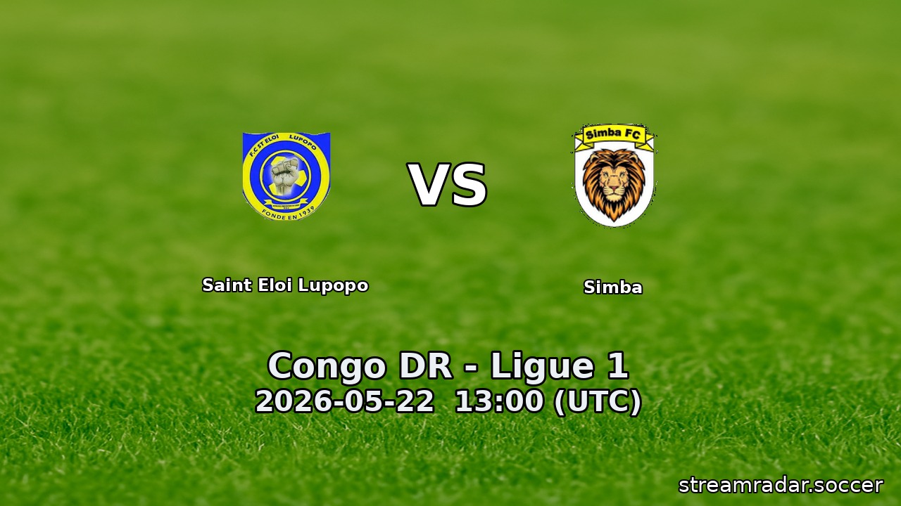Saint Eloi Lupopo vs Simba