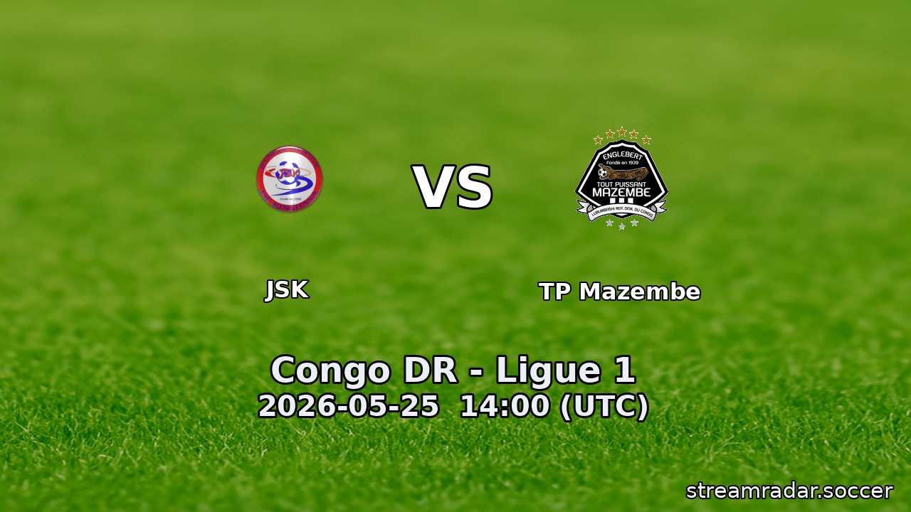 JSK vs TP Mazembe