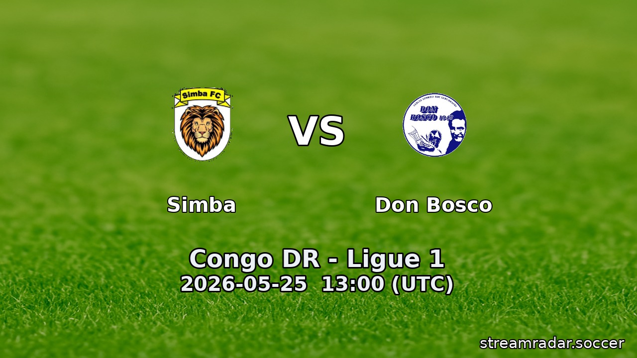 Simba vs Don Bosco