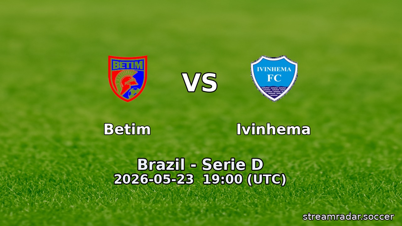 Betim vs Ivinhema