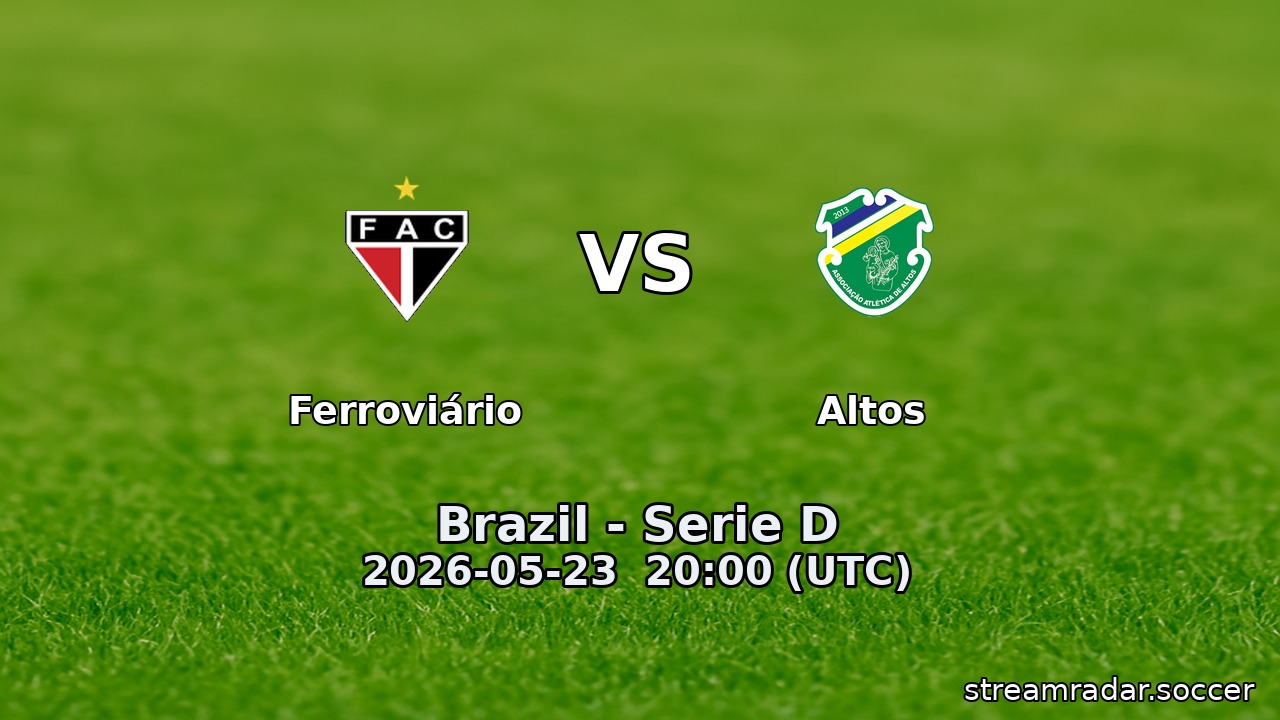 Ferroviário vs Altos