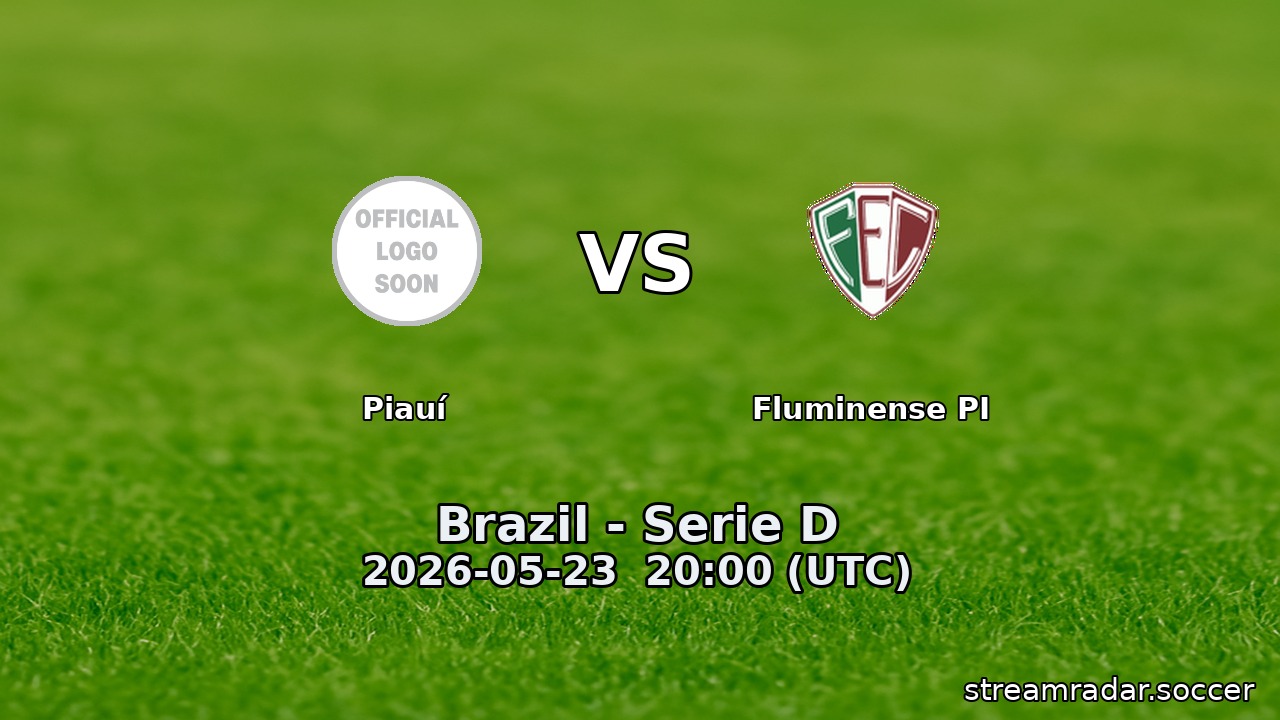 Piauí vs Fluminense PI