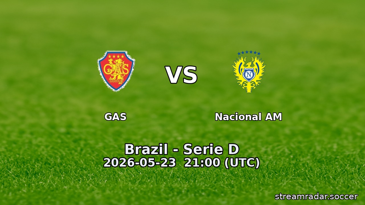 GAS vs Nacional AM