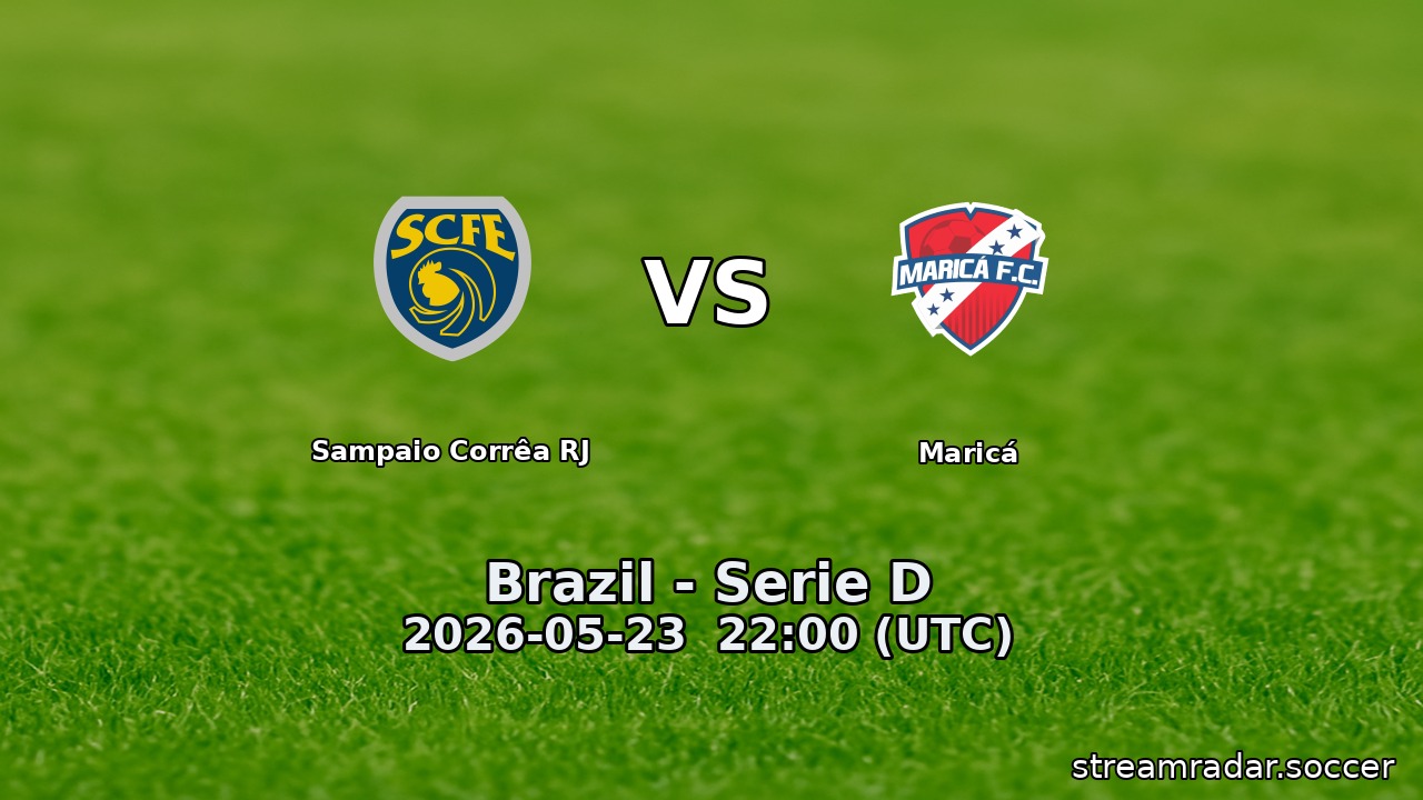 Sampaio Corrêa RJ vs Maricá
