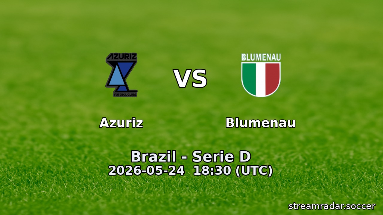 Azuriz vs Blumenau