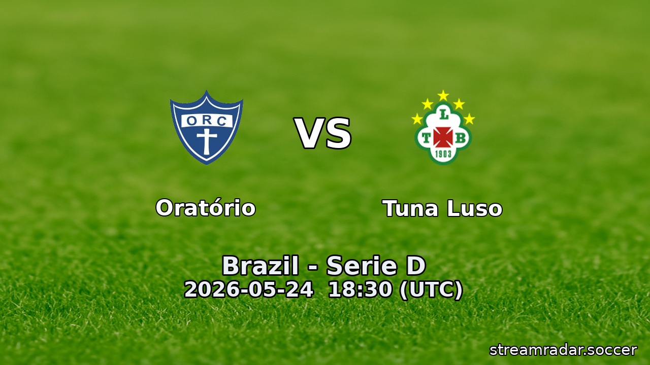 Oratório vs Tuna Luso
