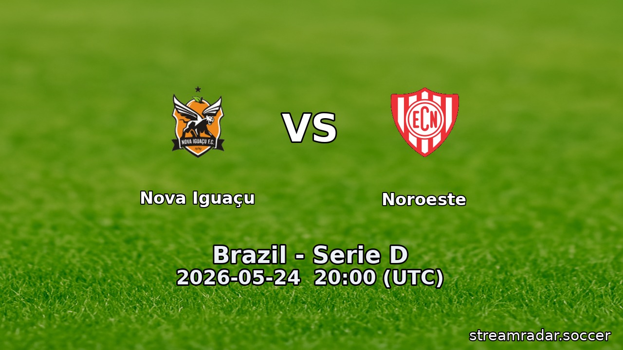 Nova Iguaçu vs Noroeste