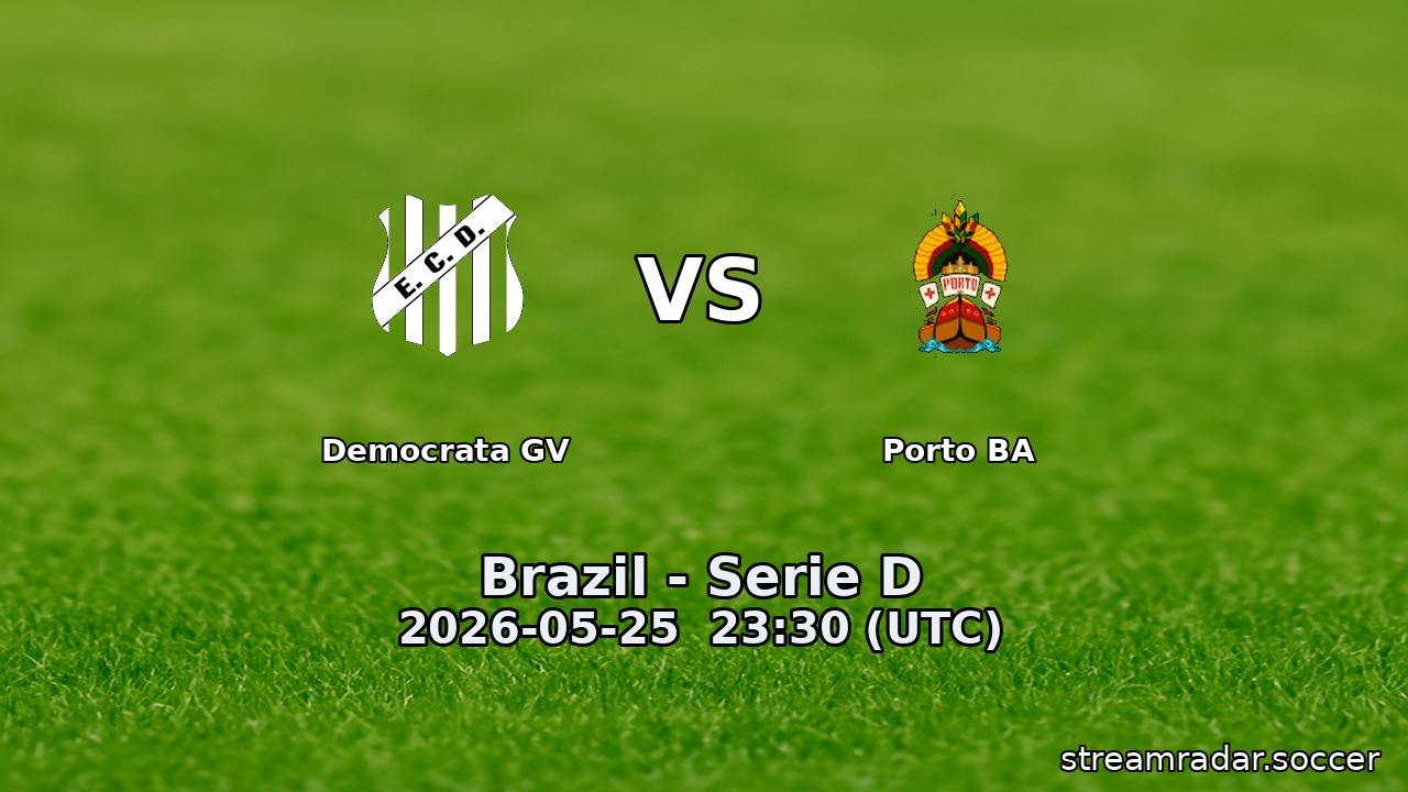 Democrata GV vs Porto BA