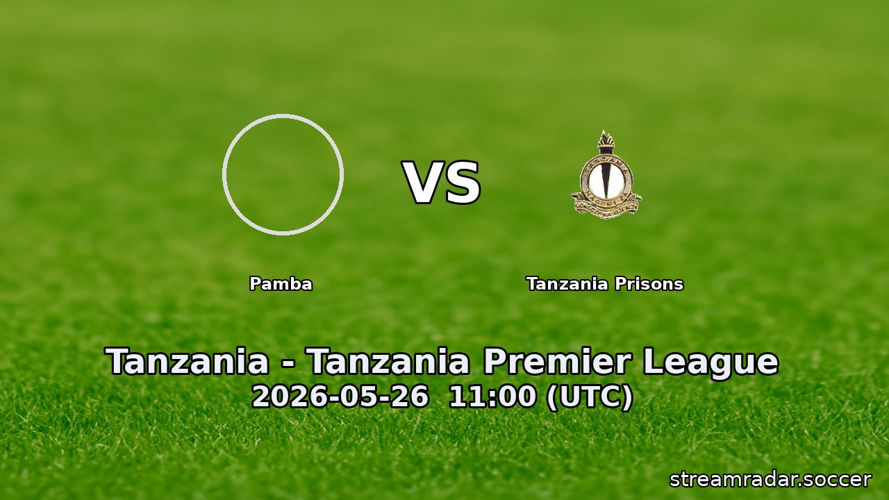 Pamba vs Tanzania Prisons