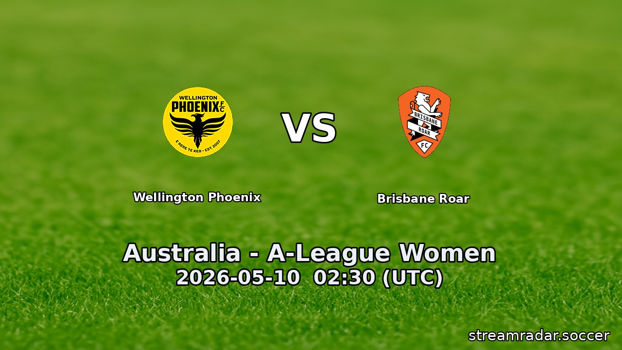 Wellington Phoenix vs Brisbane Roar