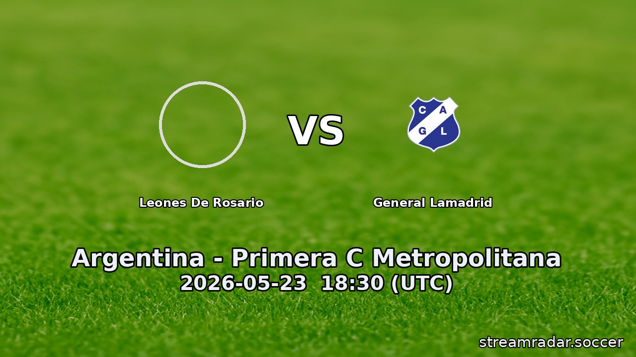Leones De Rosario vs General Lamadrid