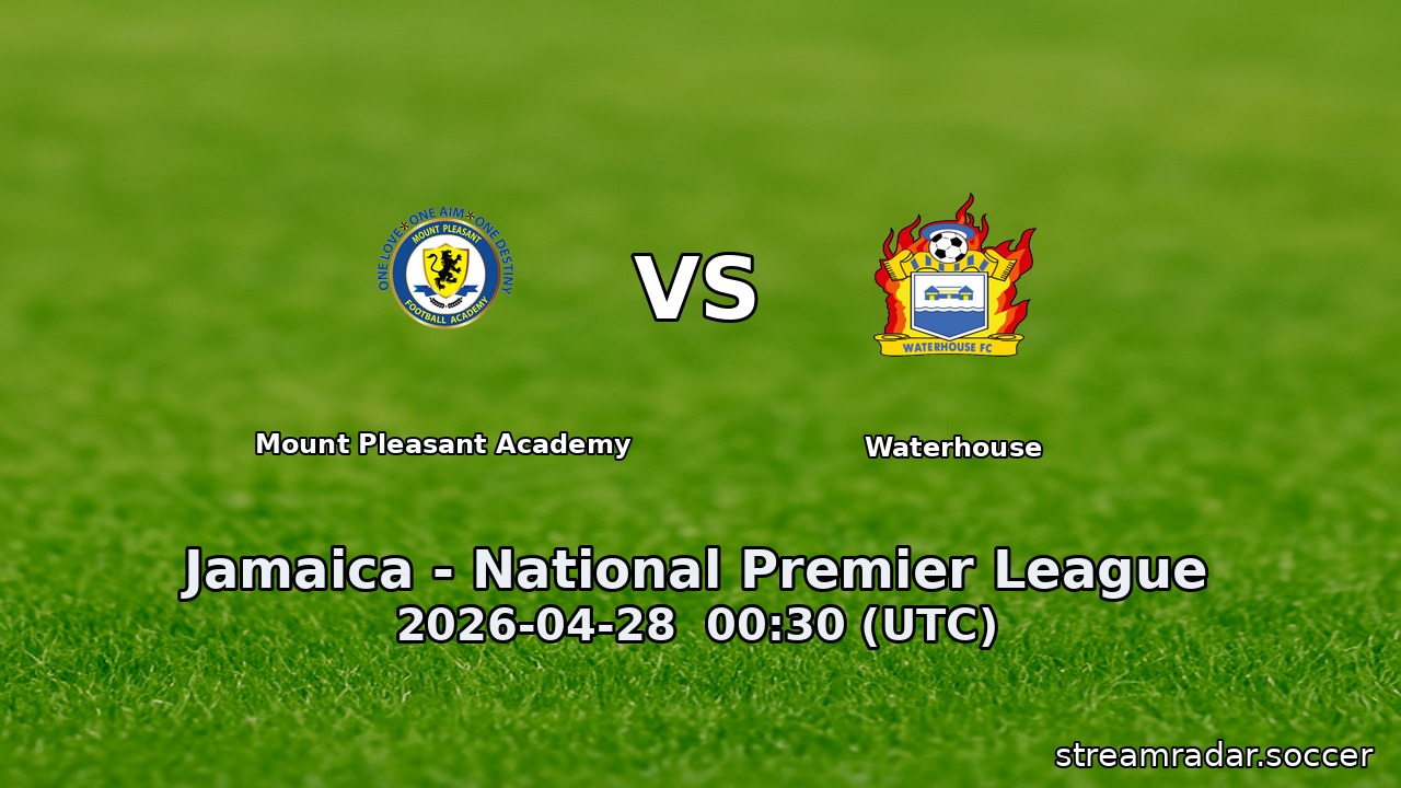 Mount Pleasant Academy vs Waterhouse