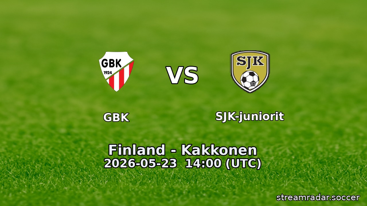 GBK vs SJK-juniorit