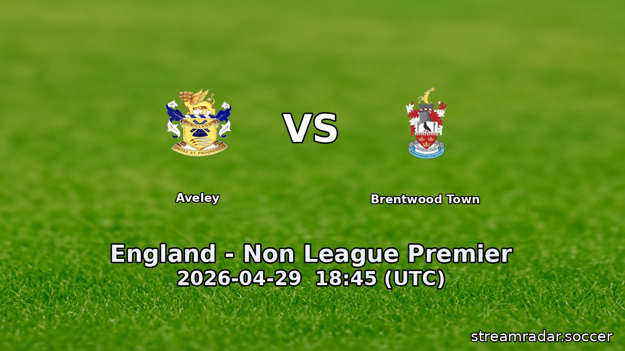 Aveley vs Brentwood Town