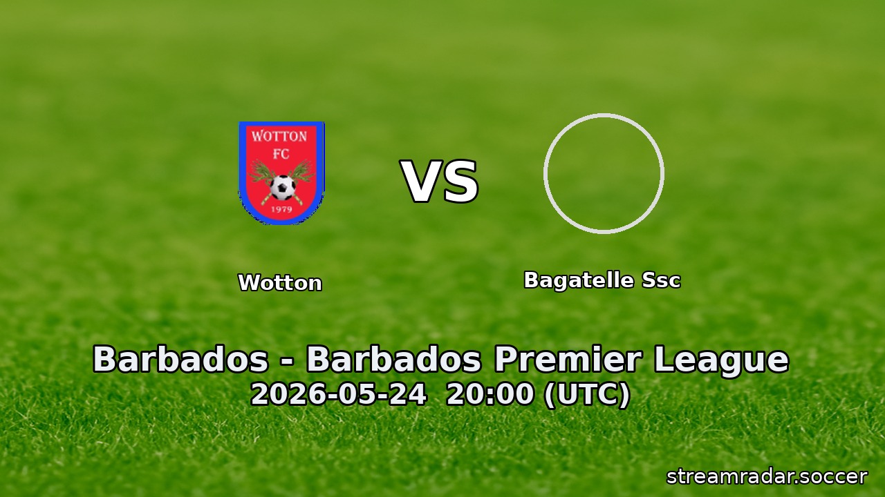 Wotton vs Bagatelle Ssc
